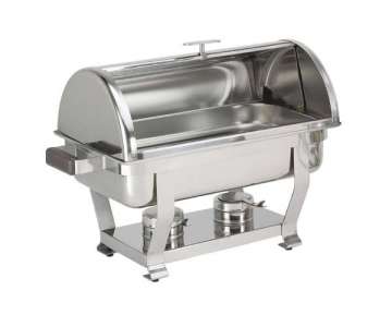 Chafing Dish GN 1/1 Rolldeckel und 2 Brenner