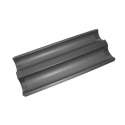Backblech gelocht, gewellt fr 2 Baguettes 37x16.2cm