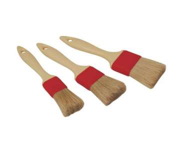 Backpinsel mit Naturborsten B: 2.5cm, Kunststoffgriff