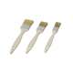 Backpinsel 2er Set mit Naturborsten B: 3cm, Holzgriff