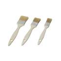 Backpinsel 2er Set mit Naturborsten B: 4cm, Holzgriff
