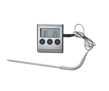 El. Einstechthermometer mit Sonde bis +250