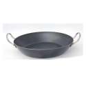 LA LYONNAISE Bratpfanne mit 2 Griffen  40cm, Blaustahl