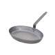 CARBONE PLUS Fischpfanne oval  36cm, Induktion