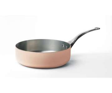 PRIMA MATERA Sauteuse gerade Kupfer/Edelst. �20cm,Induktion