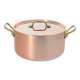 INOCUIVRE Bratentopf klein Kupfer/Edelstahl �10cm, Deckel