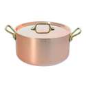 INOCUIVRE Bratentopf Kupfer/Edelstahl 20cm, Deckel