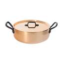 INOCUIVRE Bratentopf nieder Kupfer/Edelstahl 28cm, Deckel