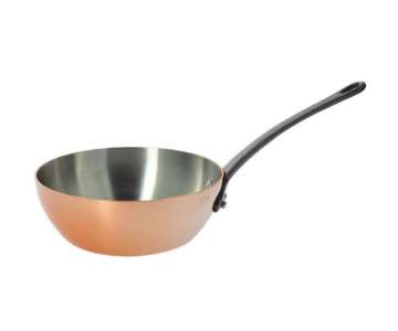 INOCUIVRE Sauteuse konisch Kupfer/Edelstahl 16cm