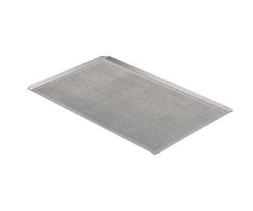 Backblech Alu perforiert GN 1/1 H: 1cm mit schrger Kante
