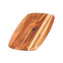 Teak Frhstcksbrettchen abgerundet, 25x16.5x1.4 cm