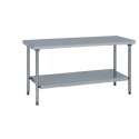 Tisch auf Fssen mit Boden 800x2000mm, h:900mm