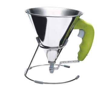 KWIK Saucen-u. Fondanttricher 0.8 lt.  15cm, grner Griff