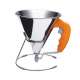 KWIK Saucen-u. Fondanttricher 0.8 lt.  15cm, oranger Griff