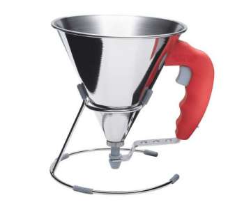 KWIK Saucen-u. Fondanttricher 0.8 lt.  15cm, roter Griff