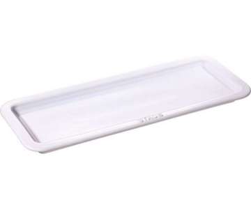 Keramik Serviertablett, weiss, 36x14 c