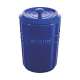 Keramik Aufbewahrungsbehlter m. Deckel, blau, 1.5l / 14 cm