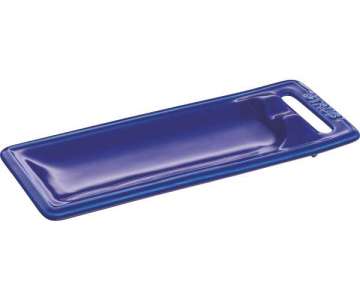 Keramik Lffelablage, blau, 25x10 cm
