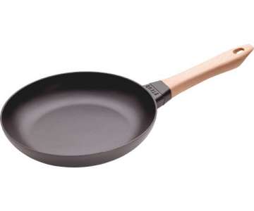 Bratpfanne mit Holzgriff, 24 cm