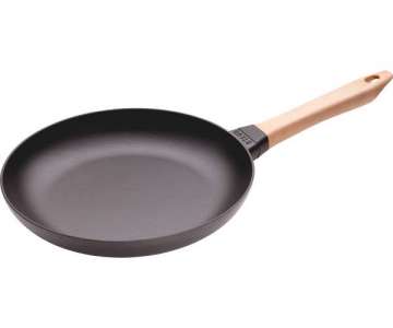 Bratpfanne mit Holzgriff, 28 cm