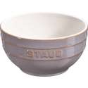 Keramik Schssel gross, antik-grau, 17 cm