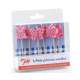 Kerzen 6 Stk. Prinzessin, pink