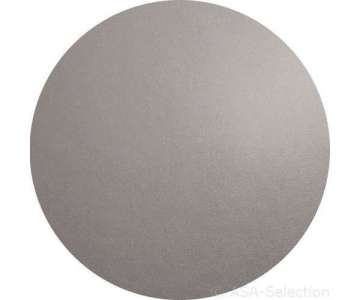 Tischset Lederoptik cement, rund 38cm