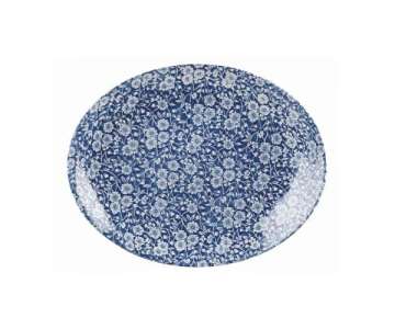 Vintage Prague Calico Platte oval 31.7x25.5cm