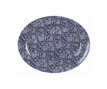 Vintage Willow Calico Platte oval 36.5x29.3cm