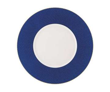 Intrecci Platzteller 33cm blau (passt zu Twin Glas blau)