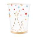 Becher Karton, 8 Stk. Weihnachten 25cl