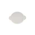 Pyro Deckel/Untersatz oval zu Ofenform weiss 18x13cm