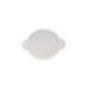 Pyro Deckel/Untersatz oval zu Ofenform weiss 18x13cm