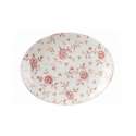 Vintage Cranberry Rose Platte oval 31.7x25.5cm