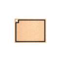 Schneidebrett natur m. Saftrille schwarz, 50.8x38.1x0.95 cm