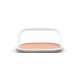 Osmos Butterdose Buchen Optik/weiss 17x13x8cm