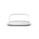 Osmos Butterdose Marmor Optik weiss/weiss 17x13x8cm