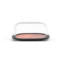 Osmos Butterdose Olivenholz Optik/schwarz 17x13x8cm