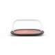 Osmos Butterdose Olivenholz Optik/schwarz 17x13x8cm