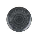 Studio Prints Teller flach coupe 16.5cm, schwarz