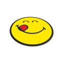 Smiley Untersetzer, Emoticon Yummy 30 cm, Glas