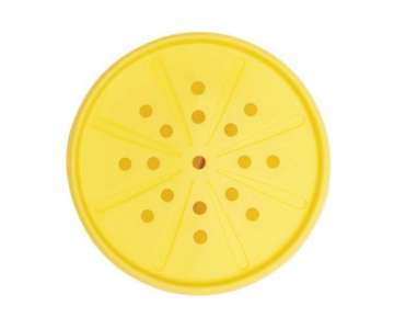 Silikonh�lle und -Presse f�r Zitronen, gelb