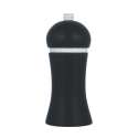 Pfeffermhle schwarz mit weissem Ring 11cm
