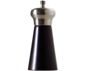 Pfeffermhle schwarz/versilbert 11cm
