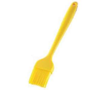 Brat- und Backpinsel Silicone, 26x4.6x1.6 cm, gelb