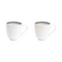 Optical 2er Porzellanbecher 300 ml