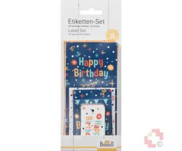 Birkmann Etikettenset Happy Birthday