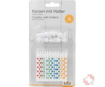 Birkmann Geburtstagskerzen mit Halter