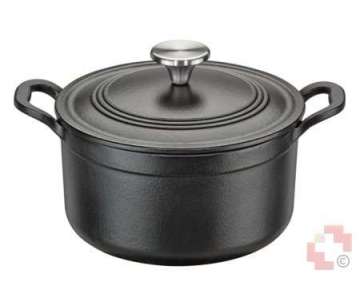 Spring Brter Guss mit Deckel schwarz