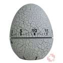 TFA Timer Ei weiss antik
